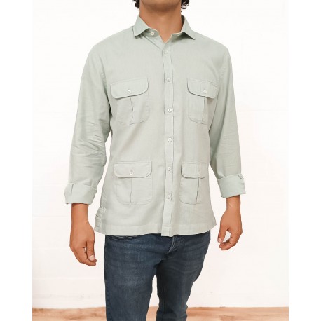 Camisa cubana lino