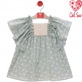 Vestido "patos" para niña Del Sur