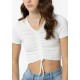 Camiseta niña con frunces ajustable Tiffosi