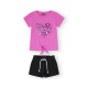 Conjunto animal print para niña de Talamán