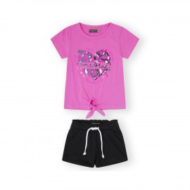 Conjunto animal print para niña de Talamán