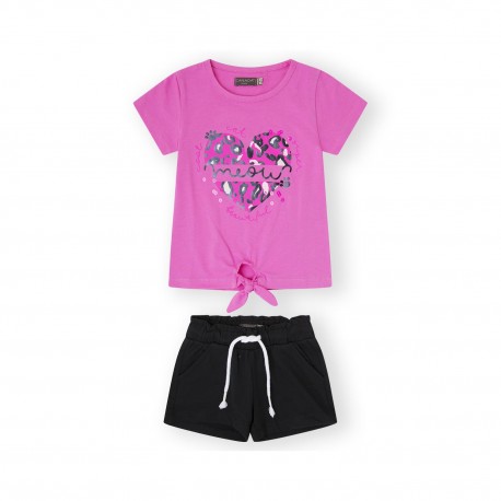 Conjunto animal print para niña de Talamán
