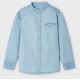 Camisa infantil manga larga cuello mao Mayoral