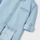Camisa infantil manga larga cuello mao Mayoral
