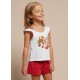 Conjunto short y camiseta para niña de Mayoral