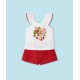 Conjunto short y camiseta para niña de Mayoral
