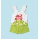 Conjunto short y camiseta para niña de Mayoral