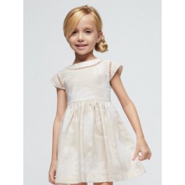 Vestido lino palmeras de Mayoral