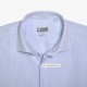 Camisa hombre cuello italiano mil rayas