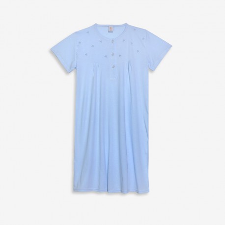 Camisón mujer bordado con flores