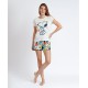 Pijama M/C "Snoopy" para mujer