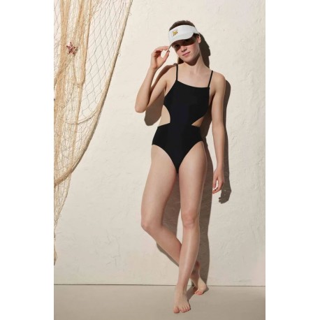 Bañador juvenil Cut-Out liso Ysabel Mora