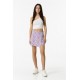 Falda pantalón con estampado flores para niña Tiffosi