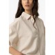 Blusa M/L de lino para mujer de Tiffosi