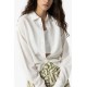 Blusa M/L de lino para mujer de Tiffosi