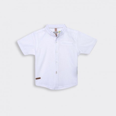 Camisa bebé manga corta cuello mao Losan