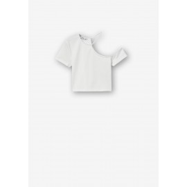 Top asimétrico para niña de Tiffosi