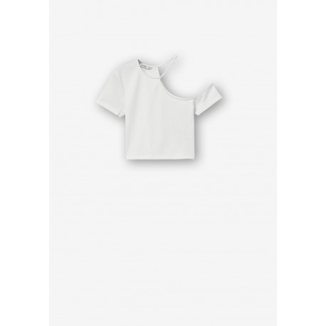 Top asimétrico para niña de Tiffosi