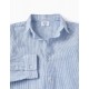 Camisa rayas de lino para niño de Zippy