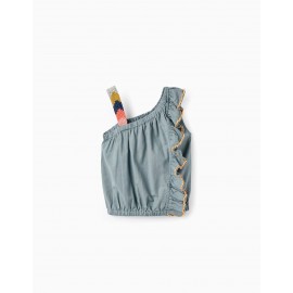 Blusa asimétrica para niña de Zippy