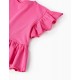 Camiseta con volantes para niña de Tiffosi