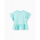 Camiseta con volantes para niña de Tiffosi