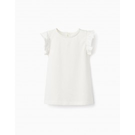 Camiseta mangas volante para niña de Zippy