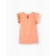 Camiseta mangas volante para niña de Zippy