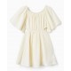 Vestido niña lino cut out Zippy