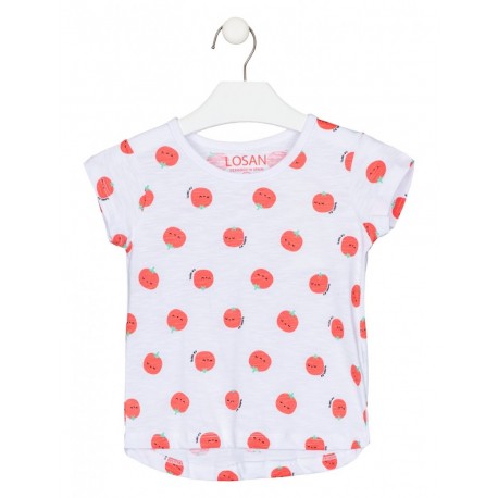 Camiseta "tomates" para niña de Losan
