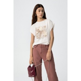 Camiseta flores Tiffosi