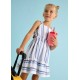 Vestido rayas "Cut out" Mayoral