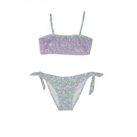 Bikini flores y volantes