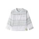 Camisa rayas cuello mao