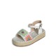 Sandalia de croché para niña
