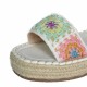 Sandalia de croché para niña