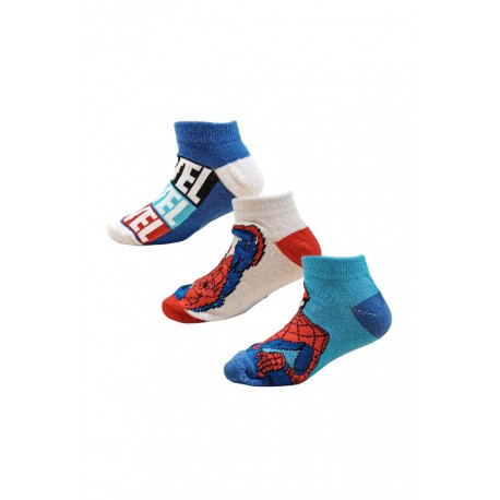 Pack 3 calcetines tobilleros "Spiderman"