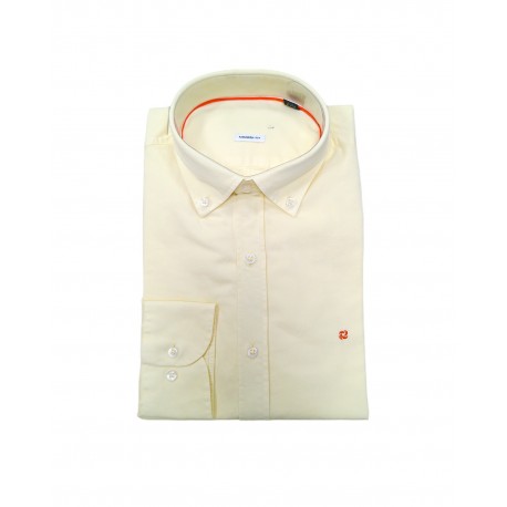 Camisa hombre algodón cuello botón