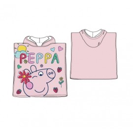 Poncho playa Peppa Pig