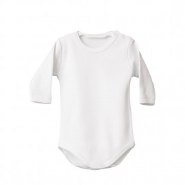 Body liso para bebé cuello caja