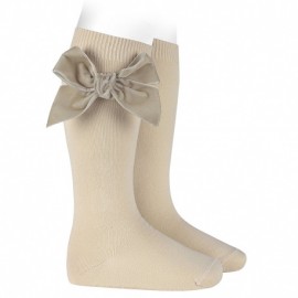 Calcetines lazo terciopelo Cóndor