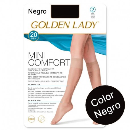 Pack de 2 mini medias 20 Den. Golde Lady