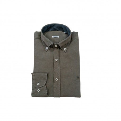Camisa M/L lisa para hombre