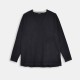 Jersey oversize cuello pico mujer