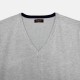 Jersey oversize cuello pico mujer