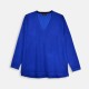Jersey oversize cuello pico mujer