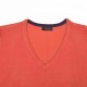 Jersey oversize cuello pico mujer