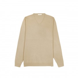 Jersey hombre cuello pico básico 