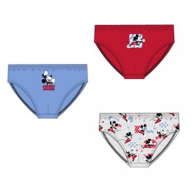 Pack 3 slips Mickey