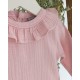 Body-blusa cuello volante bámbula Babidú
